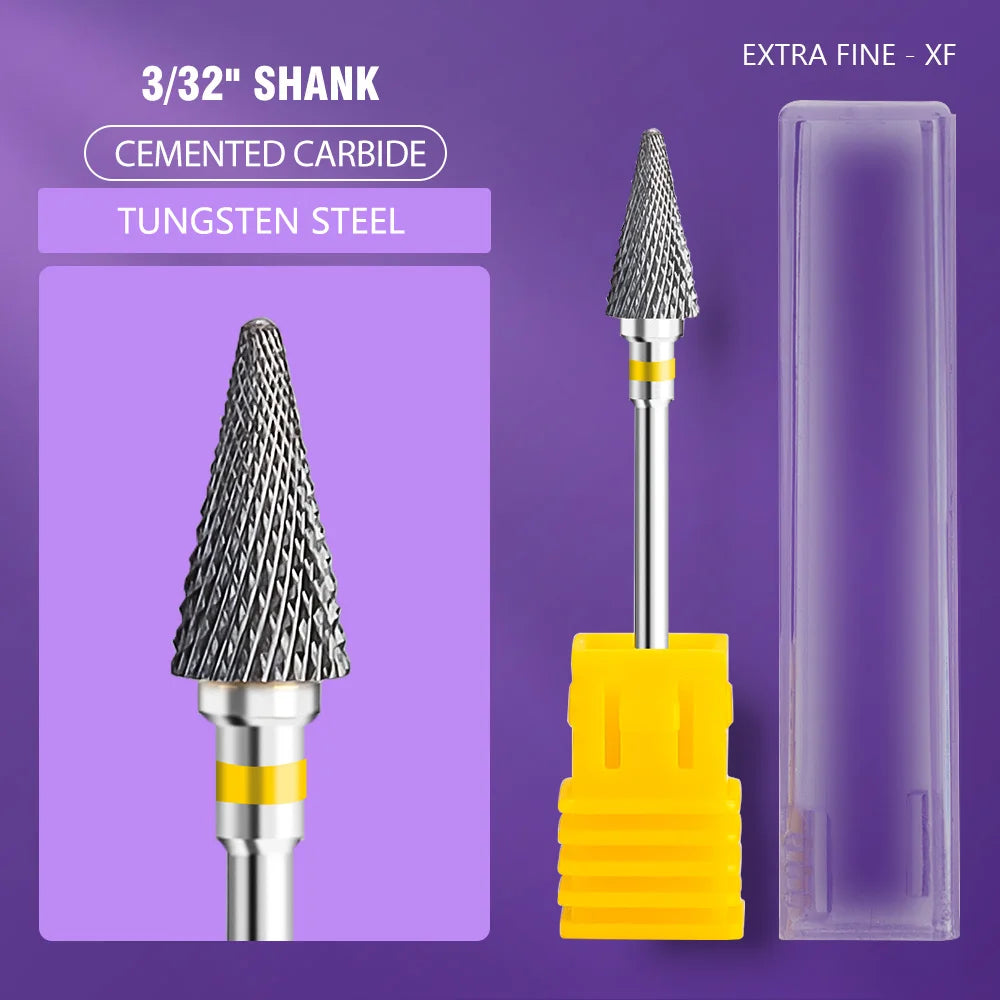 1pc Nail Drill Bit Rotate Burr Milling Nail Cutter Bits Electric Drill Machine For Manicure Pedicure Tools