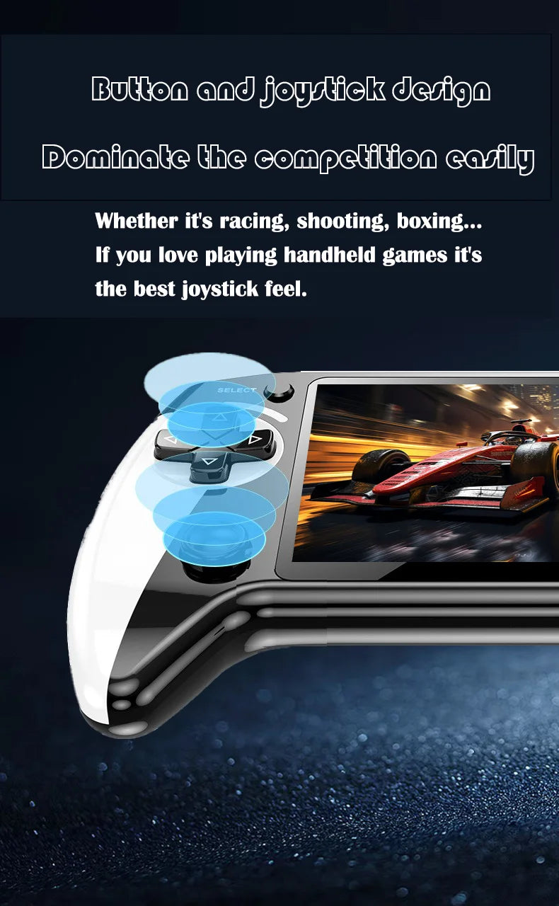 X9 portable game console, 5.5-inch HD screen, multiple languages, retro GBA Arcade video, 8 simulators with 360° non-slip joysti