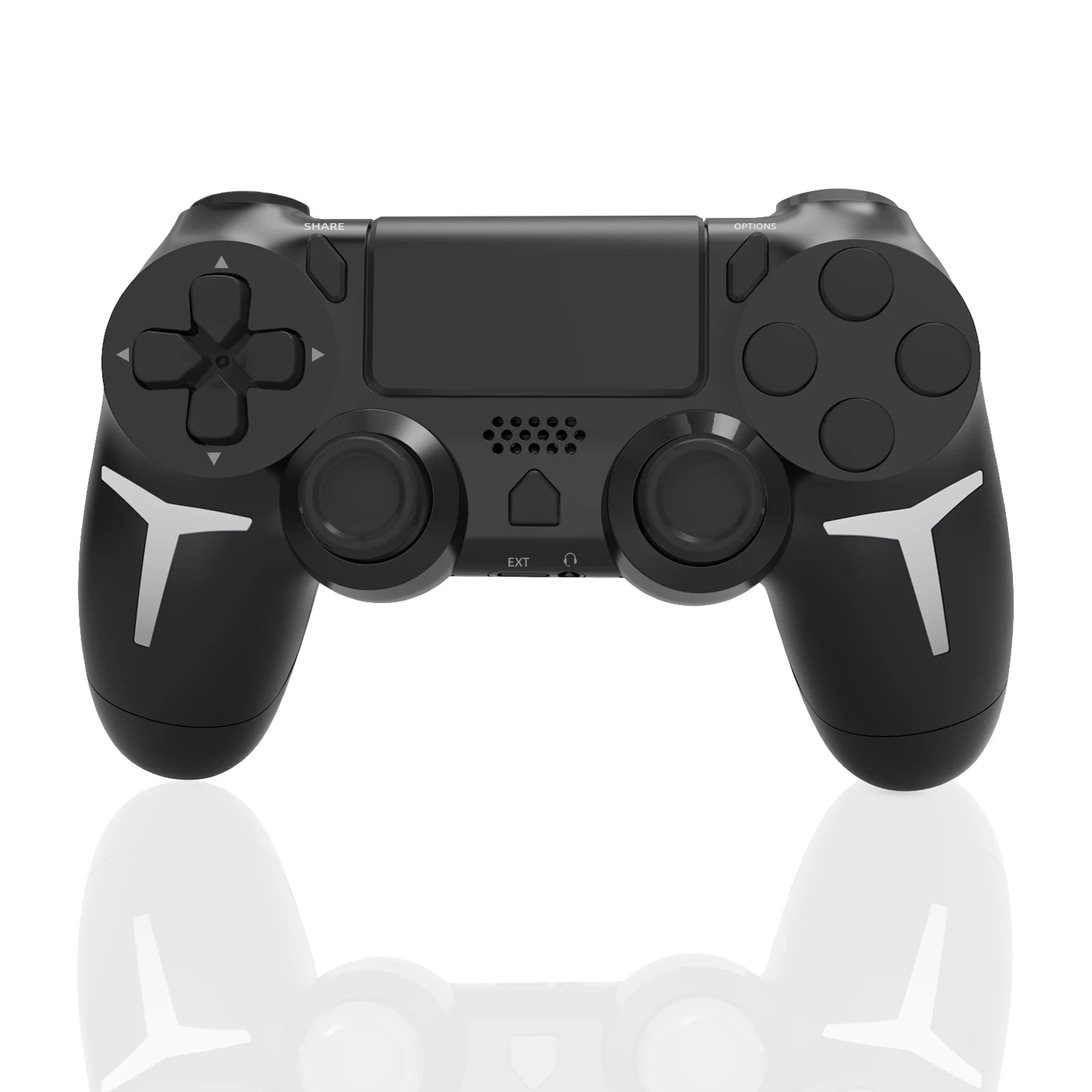 GAMINJA Wireless Gamepad with 6-Axis Gyroscope Dual Vibration Touch Pad - Bluetooth Controller for PS4 PS3 Console And PC