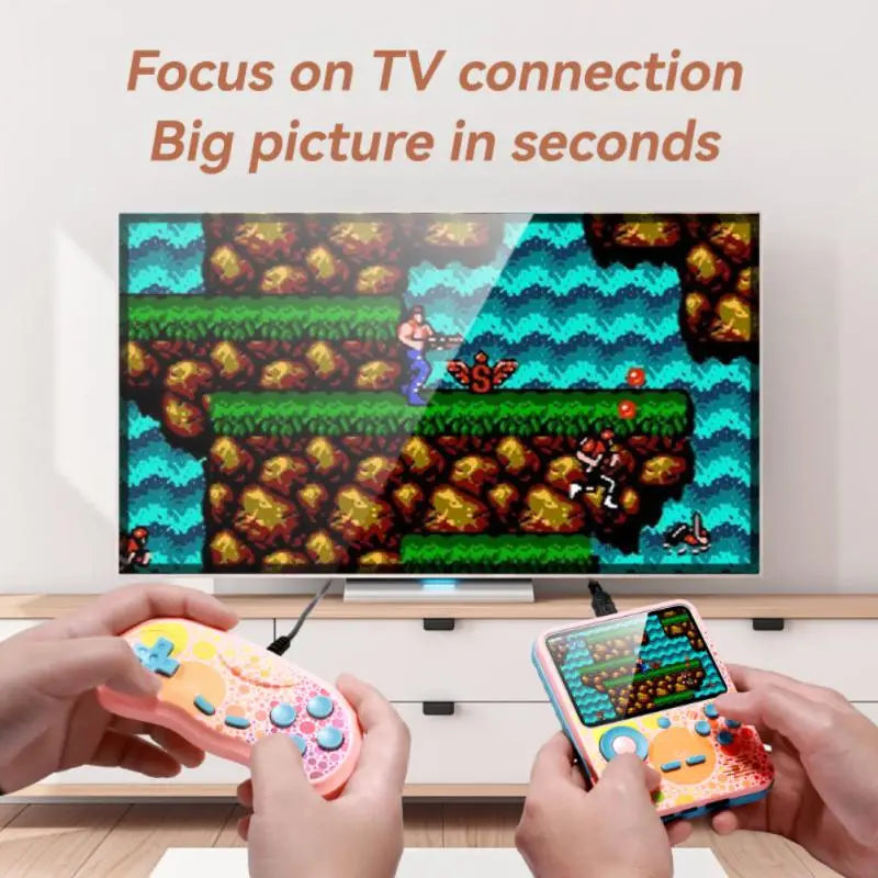 G6 Game Console 3 5 Inch Screen Handheld Game Device Portable Games Support 2 Players Video Gaming Machine for Kids