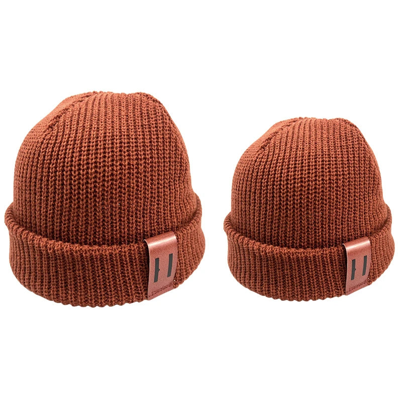 Knit Mother Kids Hat Baby Beanie for Boys Winter Baby Girl Hats Children Cap Infant Bonnet Toddler Accessories 1PC