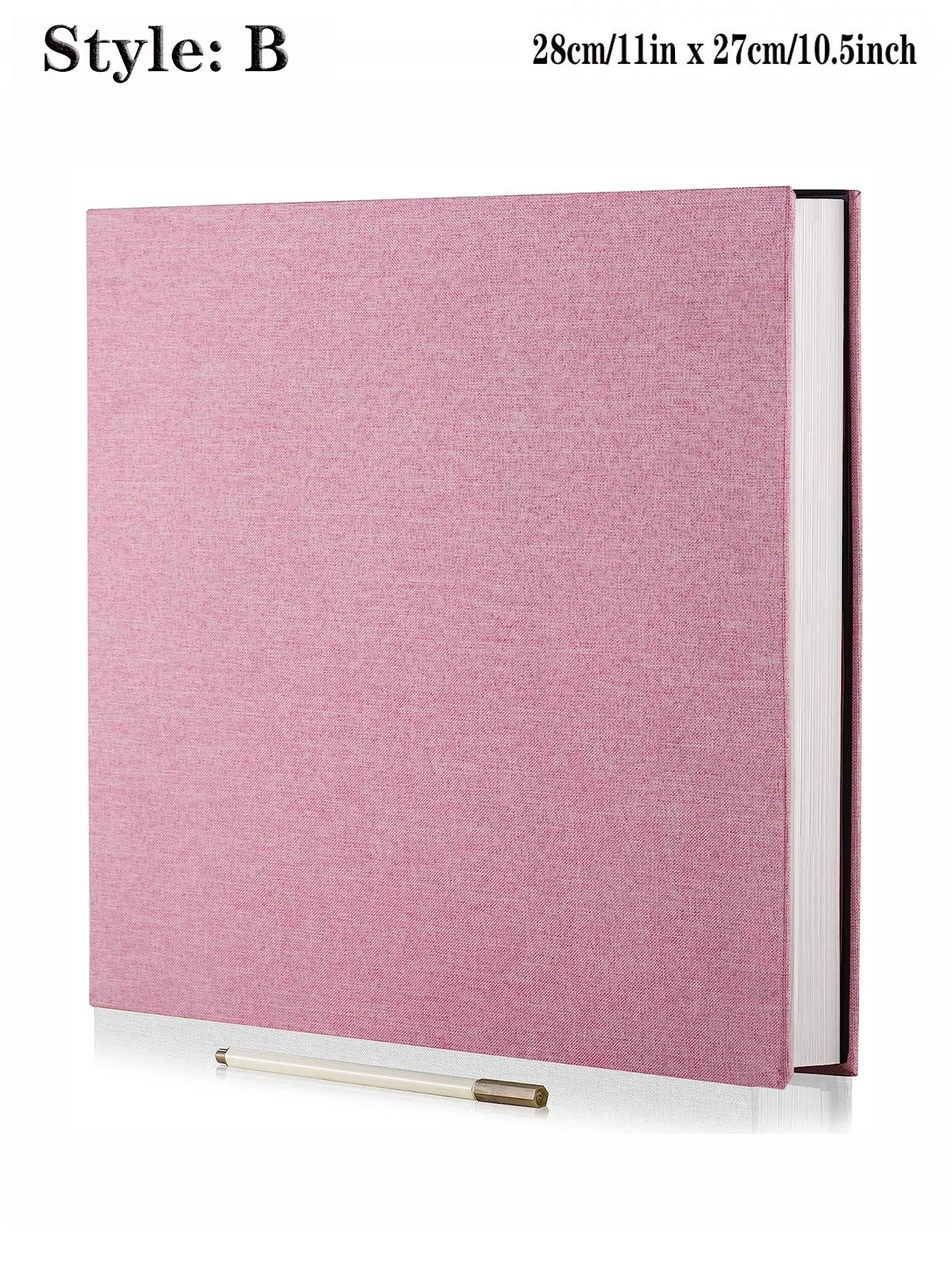 1pc Linen Photo Album Self Adhesive Scrapbook Album for 2x3 4x6 5x7 8x10 Pictures DIY Photo Book Birthday Gifts for Women Mom