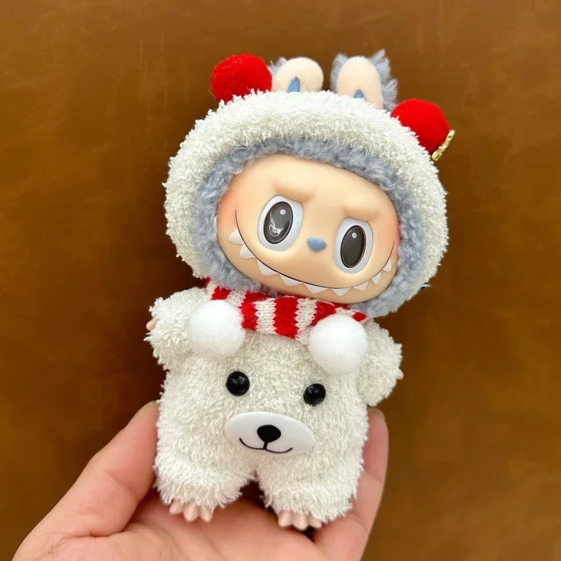 17cm Labubu doll accessories Clothing suitable for V1 V2 V3labubu fashion personality cute toy birthday gift