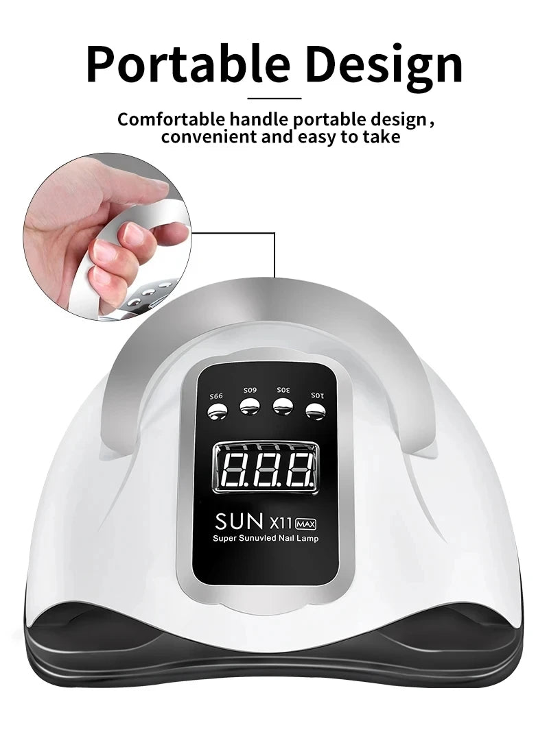 Professional Nail Lamp Infrared Sensor Manicure Nail Light For Fast Curing of All Gel Nail Polish Nail Dryer Machine Salon Tools