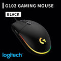 Logitech G102 Wired Mouse for Gamers, 8000 DPI Precision Sensor, 6 Macro Buttons, RGB Light, 10M Click Durability