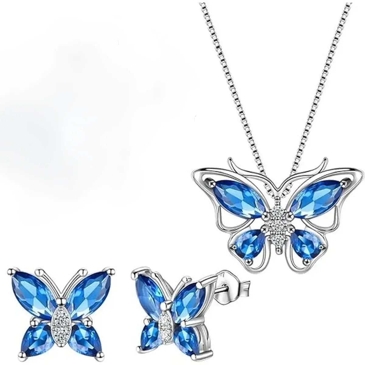 Red Rose Flower Gift Box with Heart-Shaped Lucky Stone Pendant Necklace,for Mom, Wife - Mother's Day, Valentine's Day, Birthday