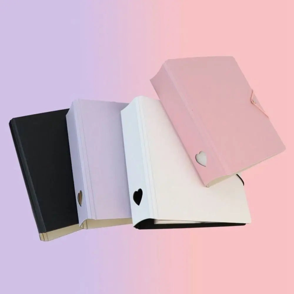A5 Macaron Color Hollow Album New PP Photocard Binder Photo Collect Photo Folder Card Storage Album Storage Stationery