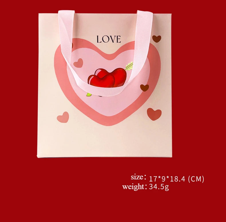 Unique Arrow-Thru-Heart Rose Ring Necklace Box Valentine's Day Creative Love Jewelry Gift Box Packaging