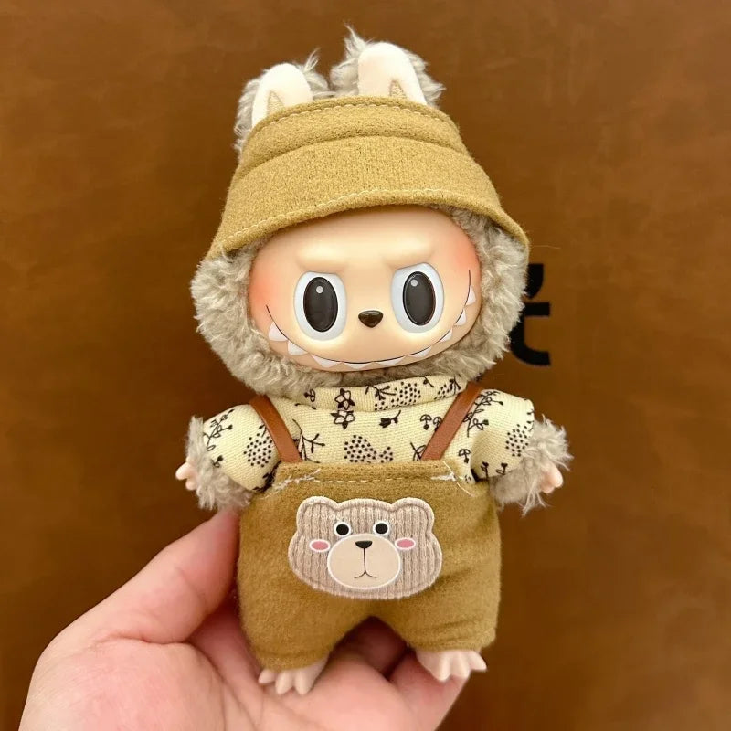 17cm Labubu doll accessories Clothing suitable for V1 V2 V3labubu fashion personality cute toy birthday gift