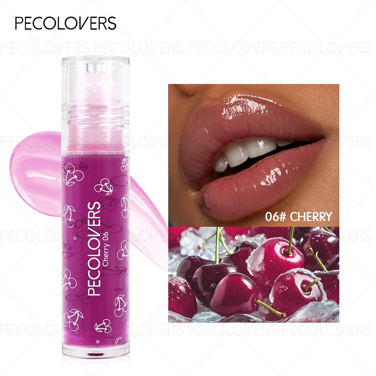 1PC Long-lasting Ball Lip Oil - High-gloss Finish, Moisturizing, Plumps Lips, Various Options, Creates Charming Makeup