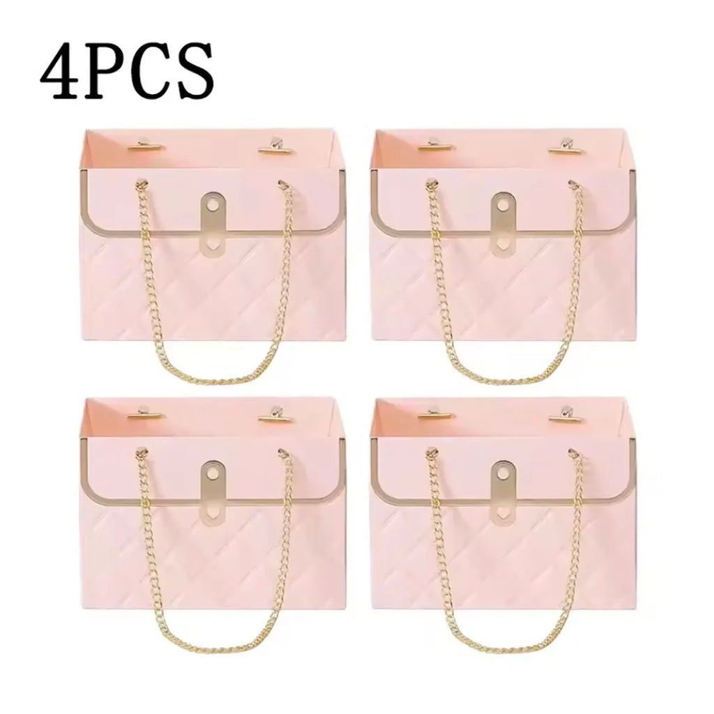 Flower Box Rose Packaging Box Portable Valentine's Day Birthday Party Gifts Wrapping Paper Bag Gift Box Candy Cake Flower Shop