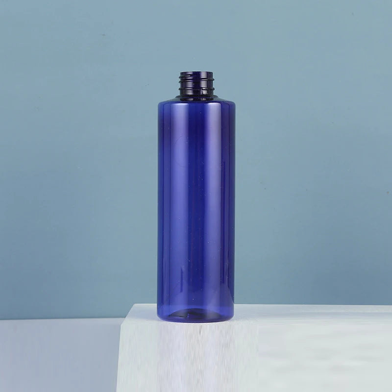 10pcs 120ML 200ML 250ML Empty Plastic Bottle With Pump Lid 500ML Cosmetic Refillable Bottle Shampoo Pump PET Bottle JX072-10