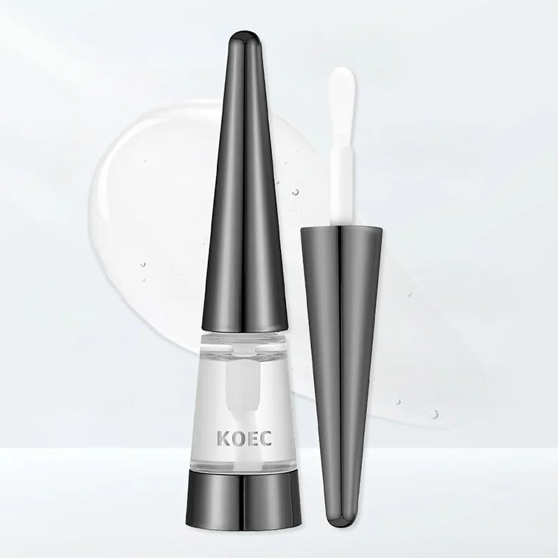 Korean Lip Plumper Oil,Hydrating Volumizing Clear High-Shine Lip Gloss,Microneedling Effect,Long-Lasting Moisture Lipgloss