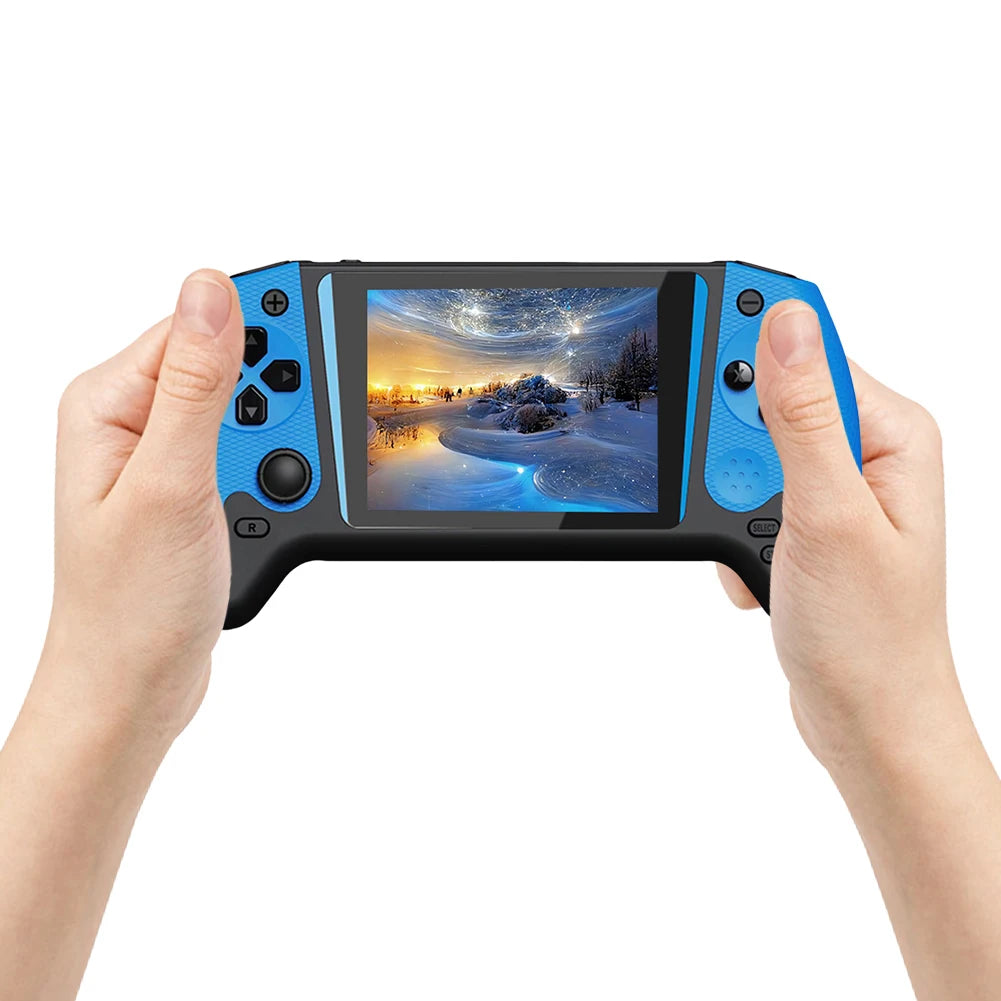 Gaming Console 3.5inch LCD Screen Built-in 500 Games Nostalgic Game Console Video Game Console for Kids Adults for Single Player