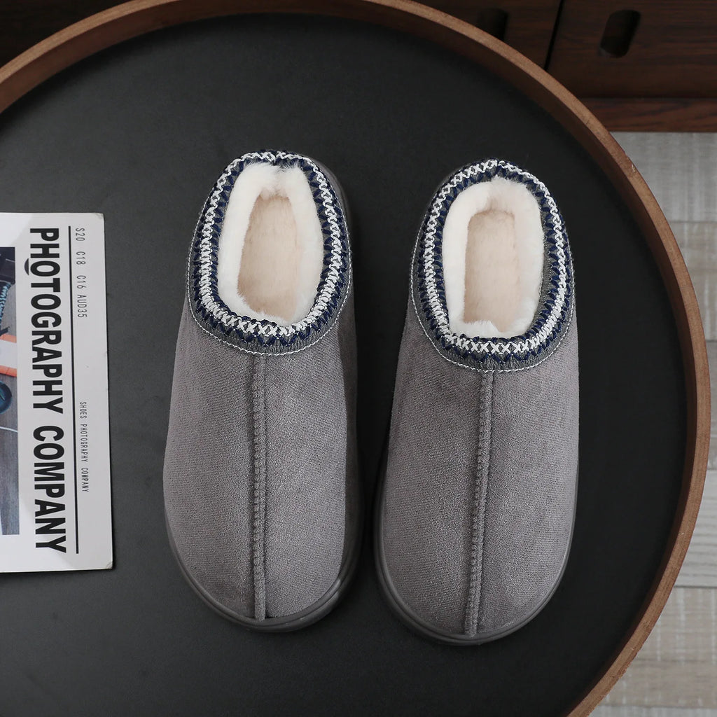 Fashion Winter Women's Slippers Boot Fuzzy Fur Anti-Slip Soft Sole Outdoor Indoor Warm Comfort House Shoes Snow Boots