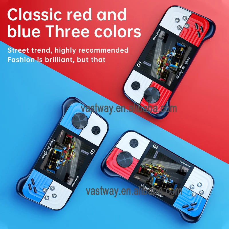 G9 Handheld Game Console 3.0 inch 666 Games 8 bit Mini Portable Retro Game Player Machine Support TV Out Gamepads