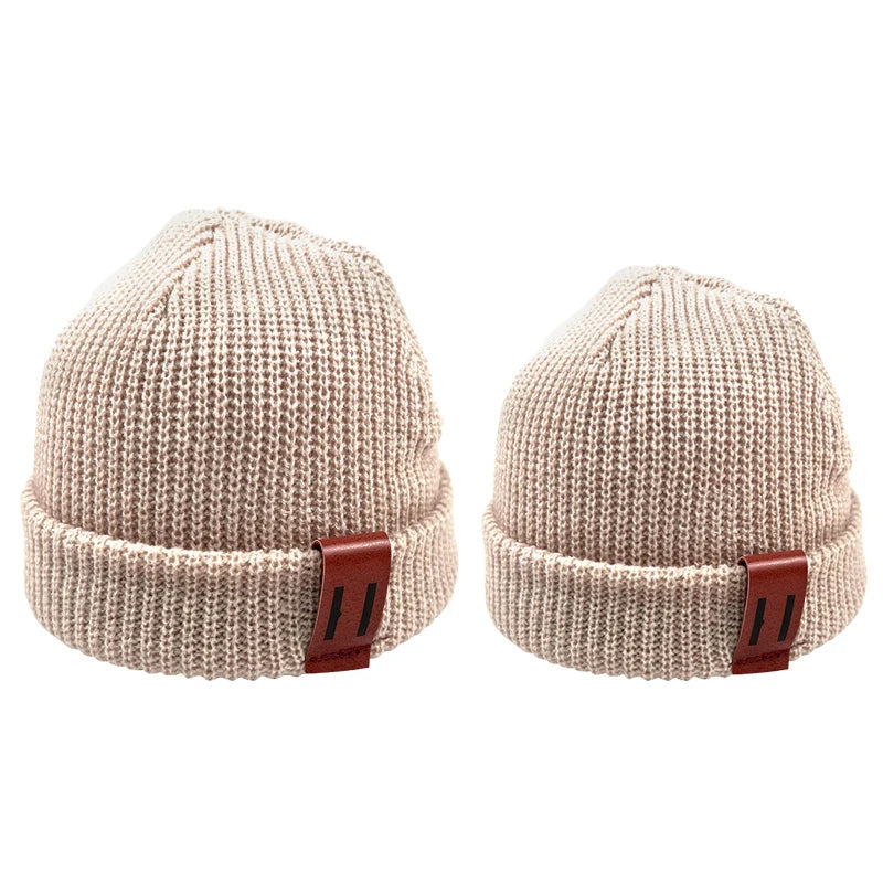 Knit Mother Kids Hat Baby Beanie for Boys Winter Baby Girl Hats Children Cap Infant Bonnet Toddler Accessories 1PC