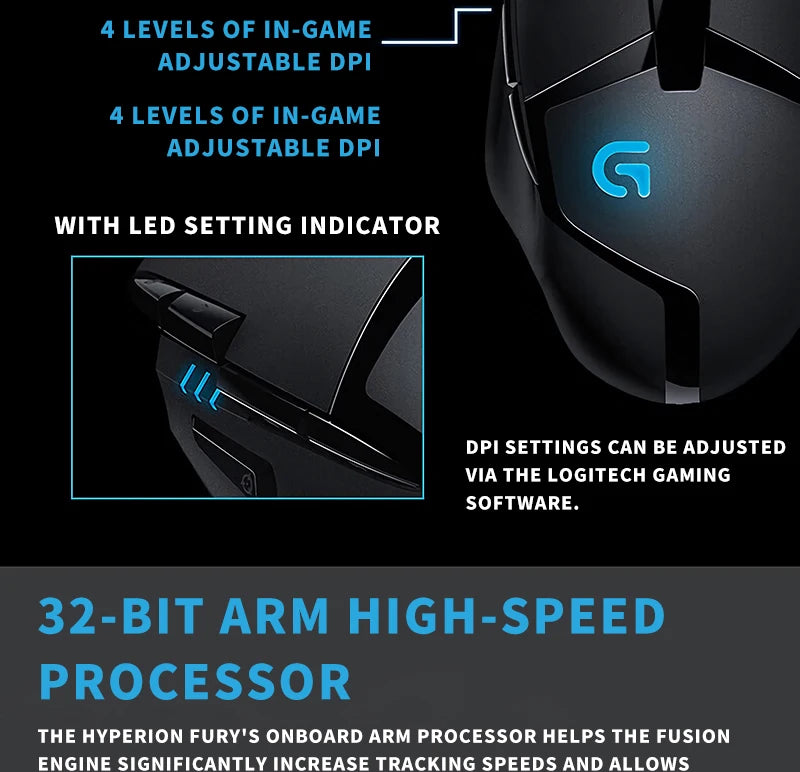 Logitech G402: Comfortable Design for Competitive Gamers