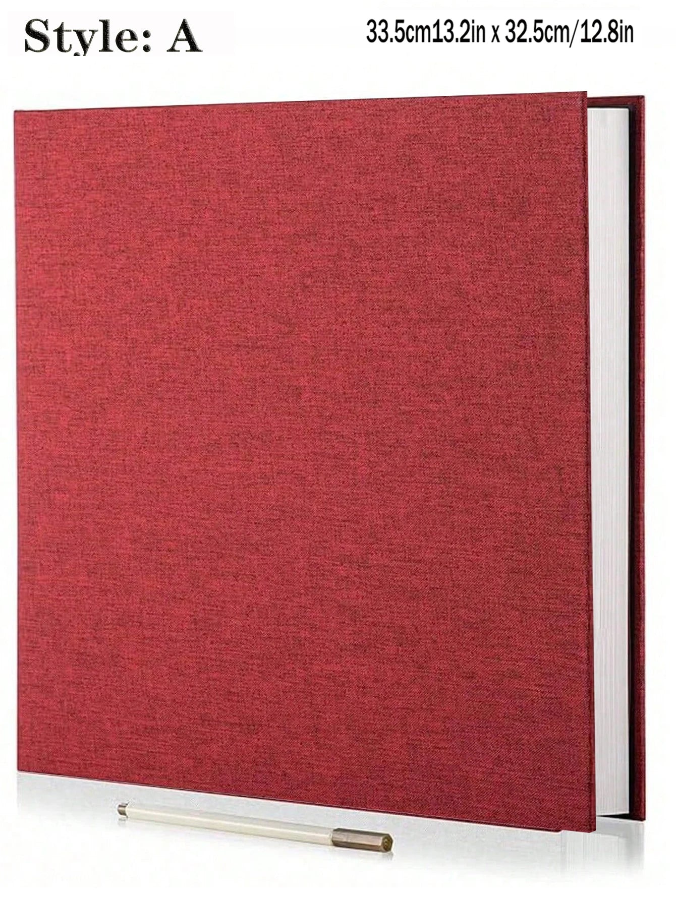 1pc Linen Photo Album Self Adhesive Scrapbook Album for 2x3 4x6 5x7 8x10 Pictures DIY Photo Book Birthday Gifts for Women Mom