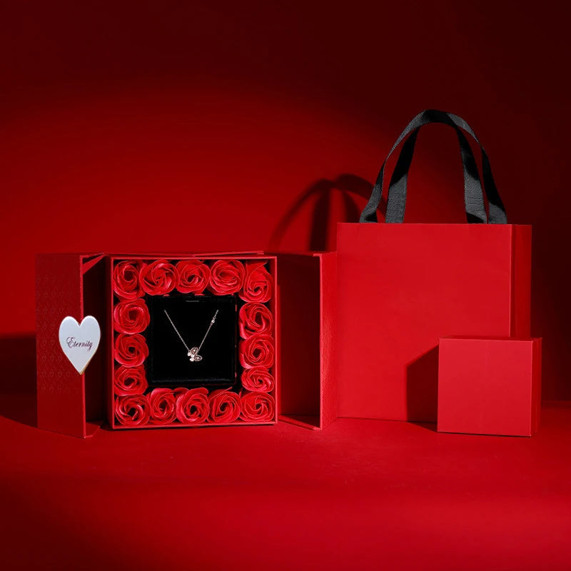 Event Party Gift Box Mysterious Box 16 Rose Jewelry Box Girlfriend Birthday Mothers Day Valentine's Day New Year Christmas Gifts