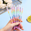 10pcs Stackable Crayons Pencil Colorful Painting Graffiti Kid Party Supplies Birthday Gift Kindergarten School Teacher Prizes