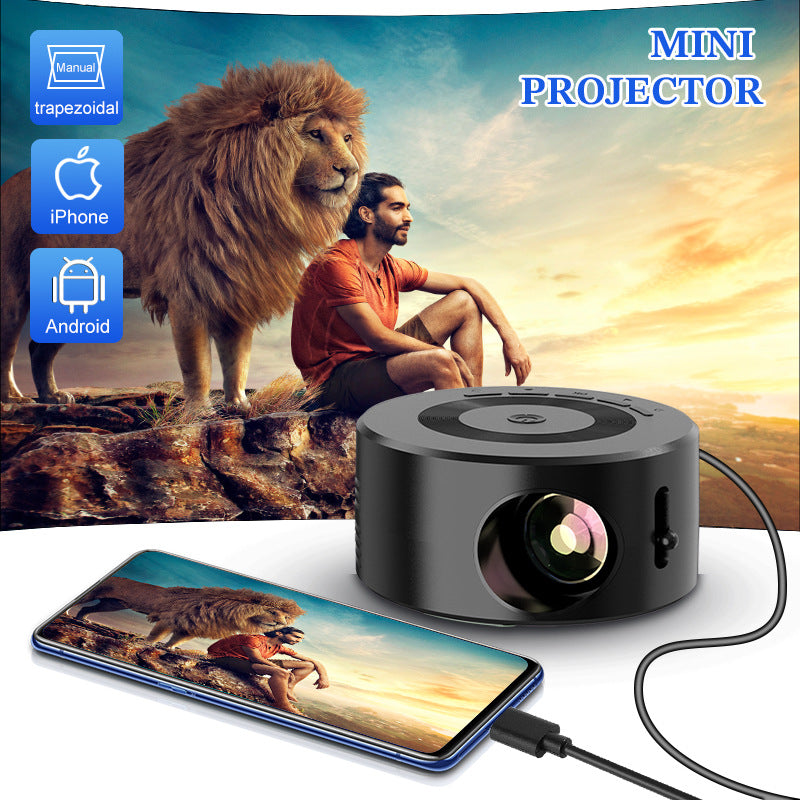 Mini Portable Projector - Pocket-sized Home Cinema
