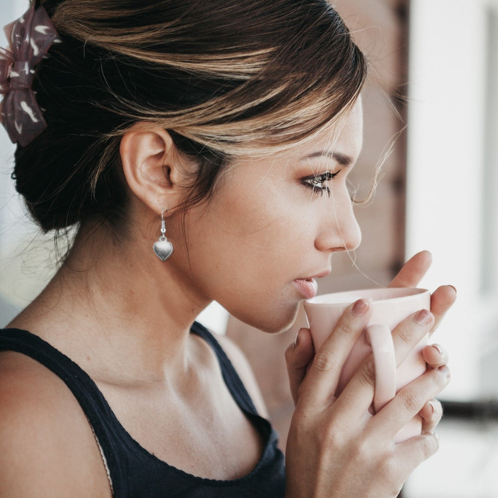 Daughter Heart Earrings with Gift Card - Perfect Gift for Any Occasion-1